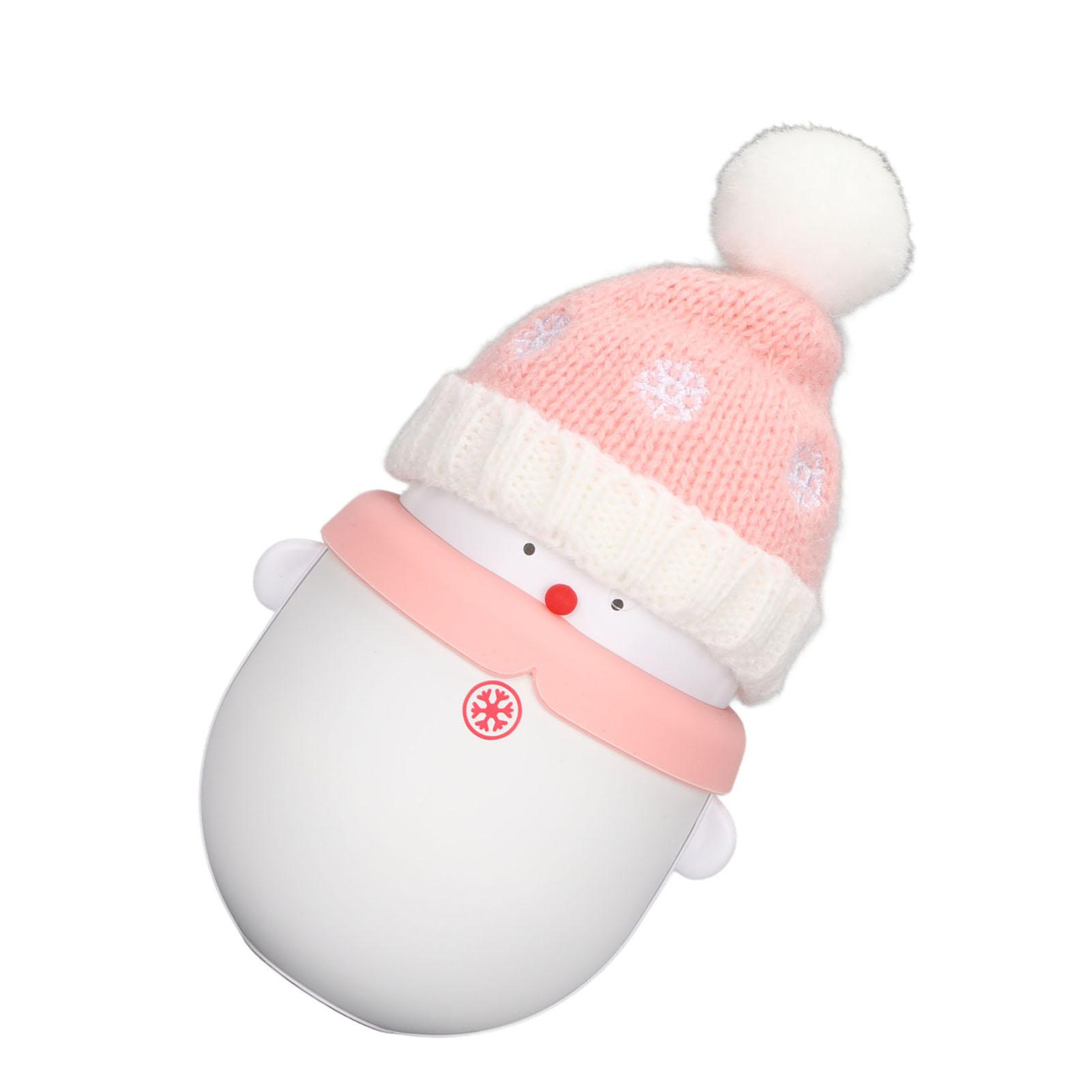 

Грелка для рук многофункциональная перезаряжаемая снежный человек обогреватель для рук 6000 мАч внешний аккумулятор для холодной зимы розовый розовый