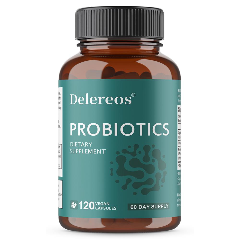 Probiotics Dietary Supplement, With Xylooligosaccharide, 120 Capsules Per Bottle 120 Capsules