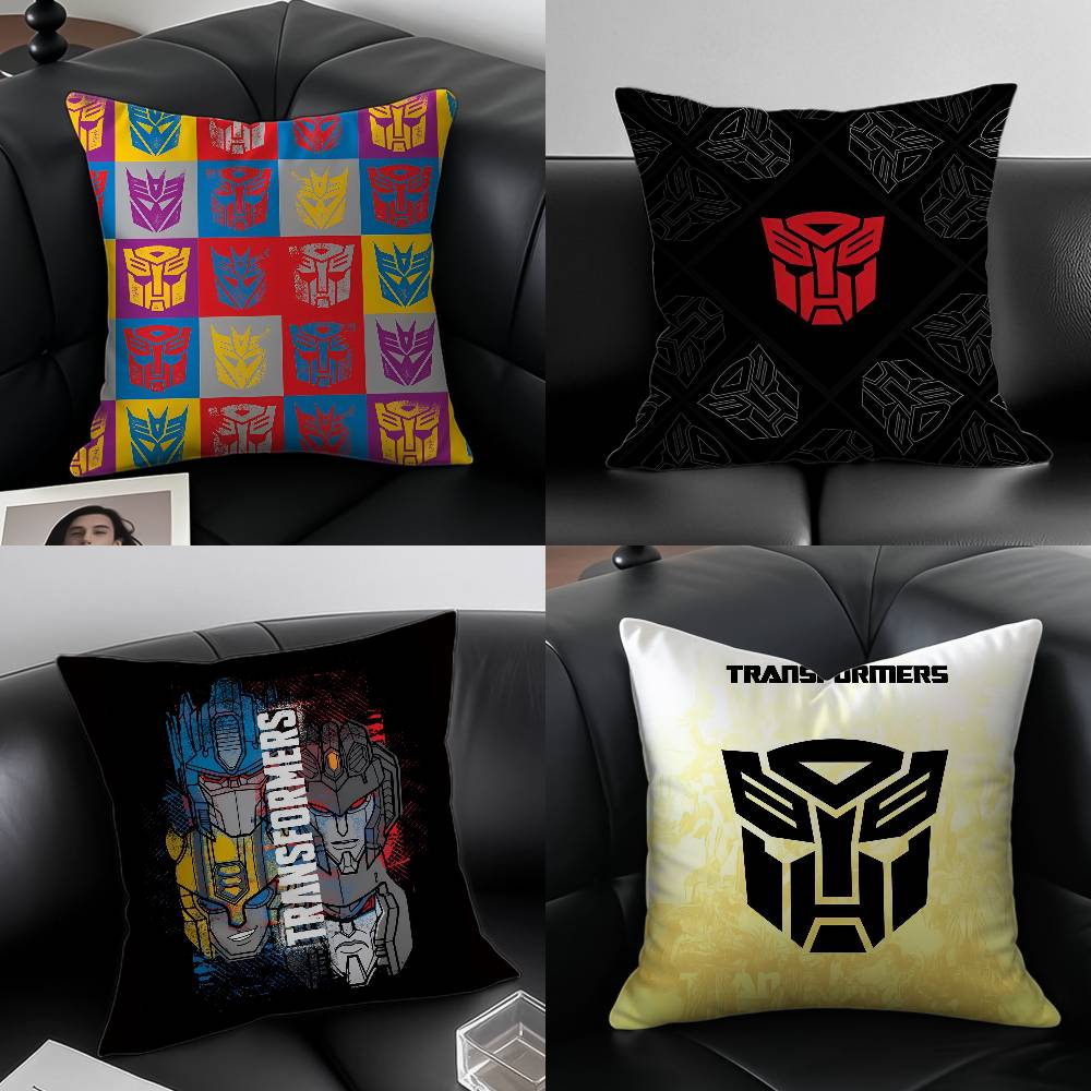 Hot Movie T-Transformers Pillow Case Pattern Printing Pillowcase Living Room Sofa Cushion Cover Bedroom Room Decor