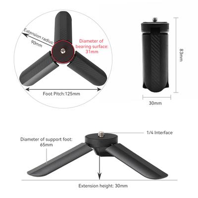 Mini Statyw do DJI Pocket 2 3 Action 5 Pro 3 4 GoPro 13 12 Kamera DJI OM 7 6 5 OSMO Mobile 7P Stabilizator Gimbal Statyw Biurkowy