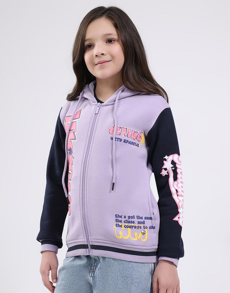 MONTE CARLO Sudadera con capucha y manga larga para niña