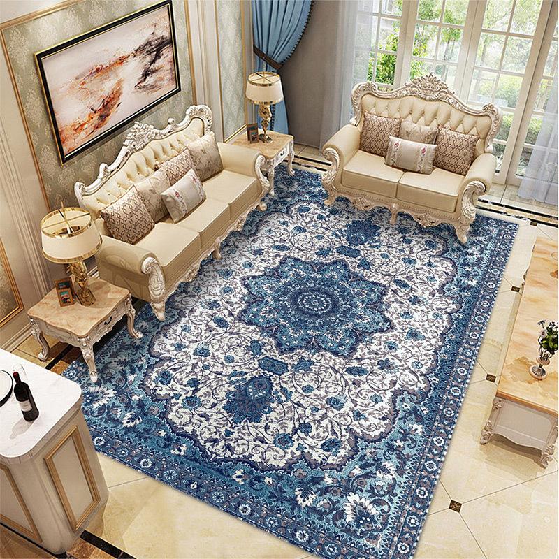 Persian Carpet Living Room Bedroom Home Sofa Tea Table Floor Mat Bedside Mat