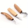 Woodworking Wood Carving Kit Set Hand Carving Chisel Knife Sharp-edged DIY Wood Gouge Chisel Carpenter Tools
