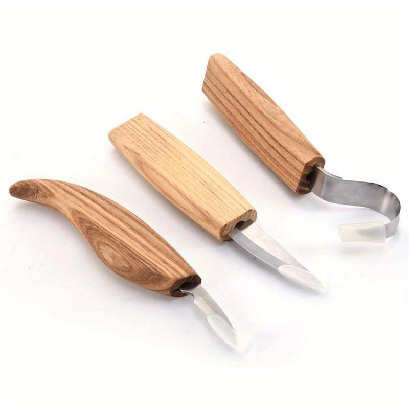 Woodworking Wood Carving Kit Set Hand Carving Chisel Knife Sharp-edged DIY Wood Gouge Chisel Carpenter Tools