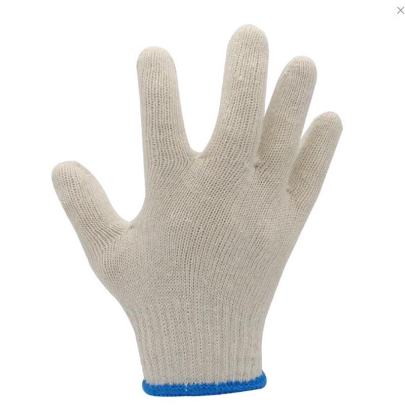White Cotton Work Gloves