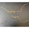 Used 4 K10 pink gold necklace