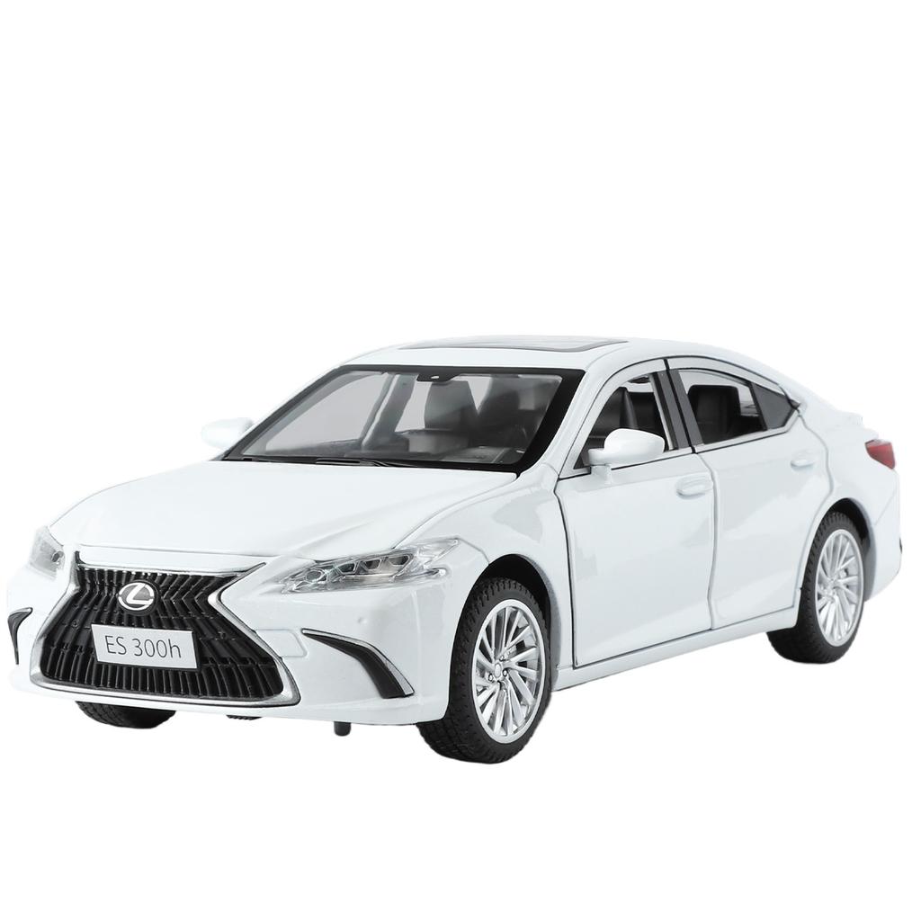 1/24 Lexus ES300h Alloy Car Model Diecasts Metal Luxy Vehicles Car Model High Simulation Sound and Light Collection Childrens Toy Gift