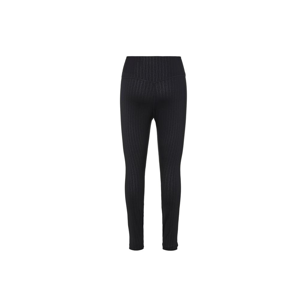 Nike Dámské fitness legíny Dri-Fit One Luxe s potiskem a středně vysokým pasem, černé DM7261-010