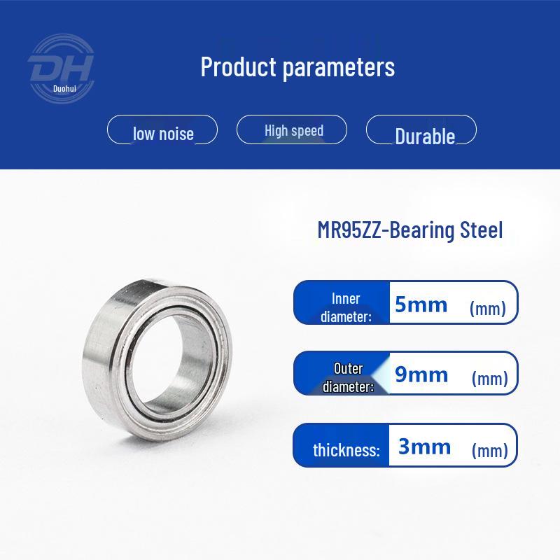 Rust-Proof Stainless Steel Miniature Pulley with Deep Groove Ball Bearing - Anti-Corrosion Gyroscope Ornament Accessory