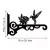 Outdoor Plant Hanger Hummingbird Hanging Plant Basket Metal Hanging Plant Stand Wall Mounted Hooks Outdoor Flower Pot Hook