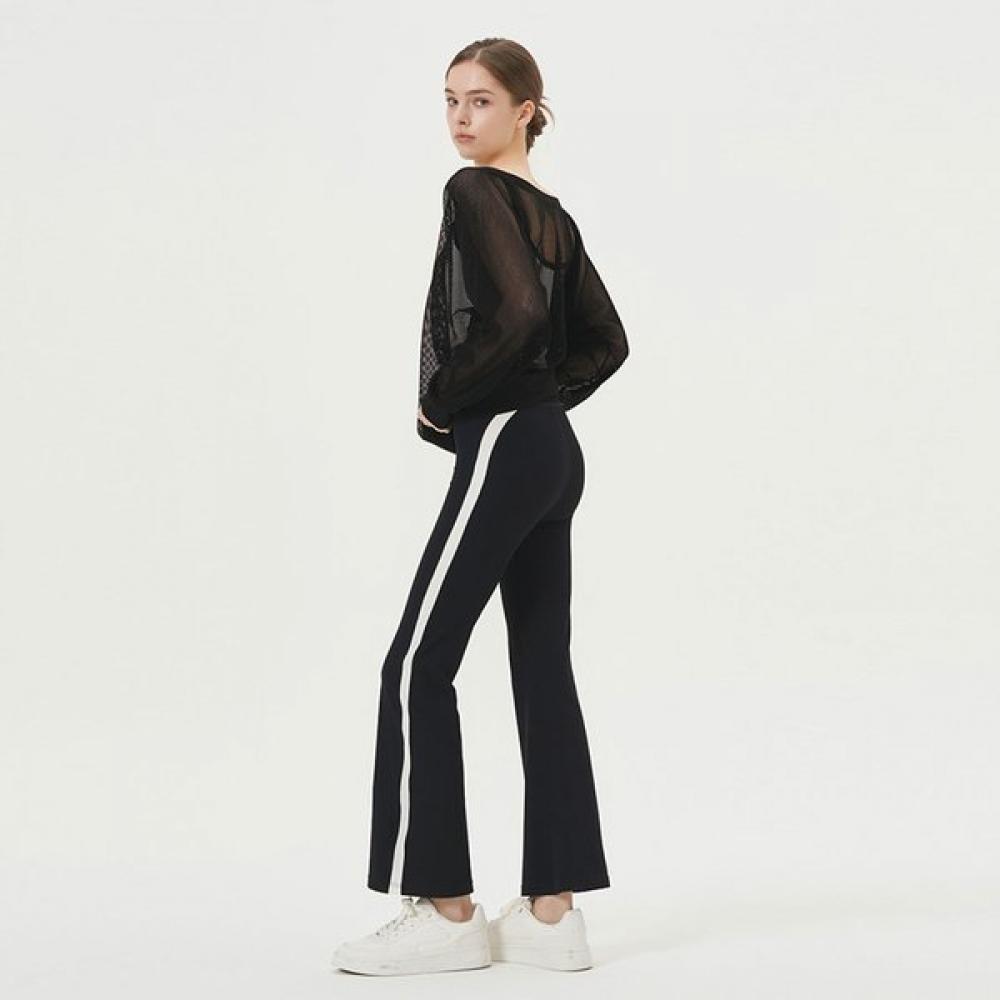Huit Ticha Rib Contrast Bootcut Leggings Htwle5i03t DBU/XS