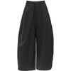 Frühling/Sommer 2026 Damen High-Waist Weitbeinige Lässige Hose - Vielseitiger Trendiger Cropped-Stil