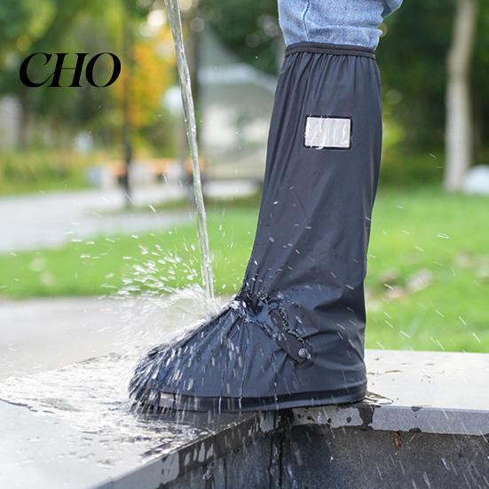 Einfach anzuziehende Schuhüberzieher 1 Paar Wasserdichte Überzieher, Wiederverwendbare Regenstiefel-Abdeckung Langlebige Überschuhe mit Seitenreißverschluss, Reflektor, Anti-Rutsch-Schutz für Herren