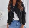 2023 European & American Slim Zipper Jacket - Women's Suede Short Coat