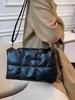 Women Quilted PU Leather Shoulder Bag Soft Cloud Puffy Crossbody Tote with Magnetic Closure Multi Pocket for Commute Travel Dail