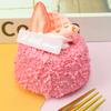 1/4Pcs Simulated Cake Figurine Realistic Mini Strawberry Chocolate Cake Model Home Kitchen Desktop Decoration Ornament Photo Props