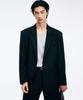 Tngt Pin Stripe Structure Single Jacket (Black) Tnja6E104Bk