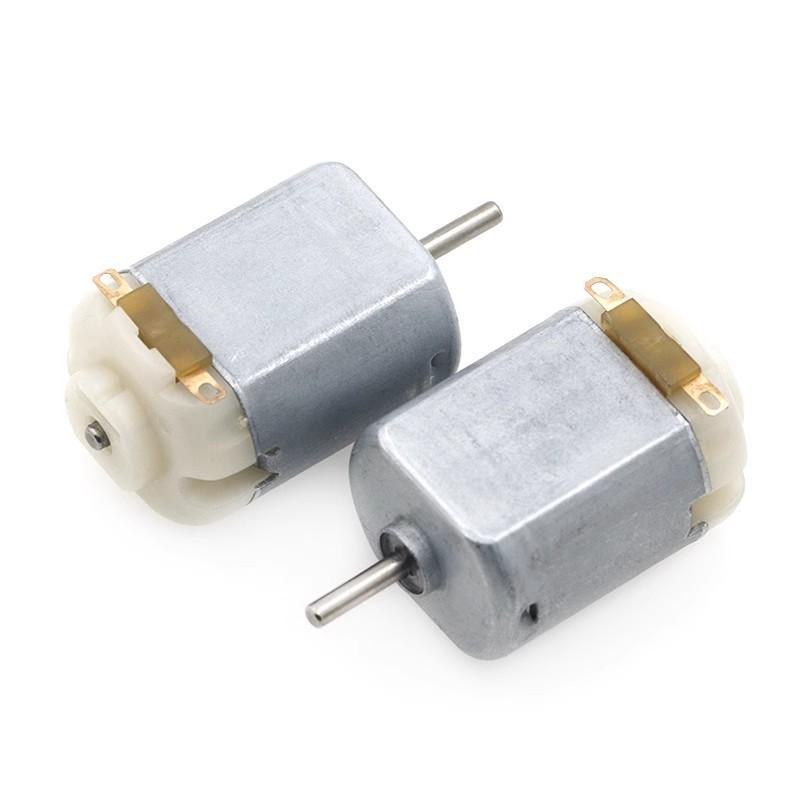 Mini Dc Motor Set With Yellow 3 Blade Fan High Speed Low Noise Perfect For Diy Science Projects