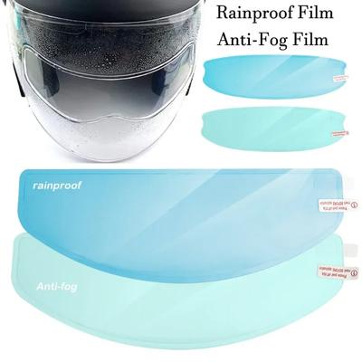 Motorhelm Lens Anti-condensfolie Universele Elektrische Voertuighelm Transparante Anti-regenfolie Lens Nano Coating Stickerfolie