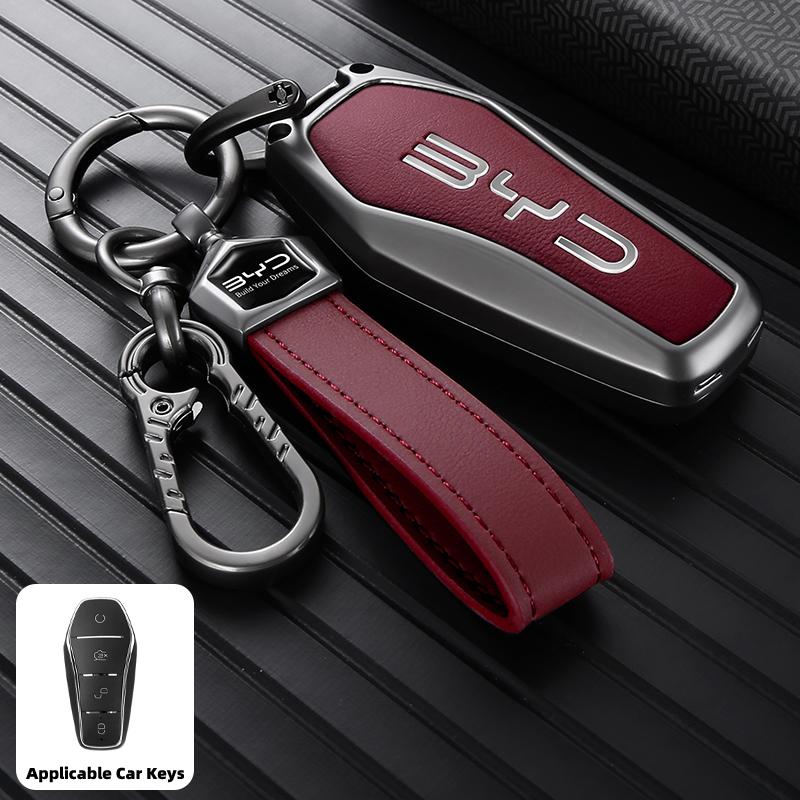 Car Key Case For Byd Qin Plus Ev Car Key Case Song Pro Dmi Tang Seal Dolphin Han Ev And Yuan Plus Car Accessories Interior Shell
