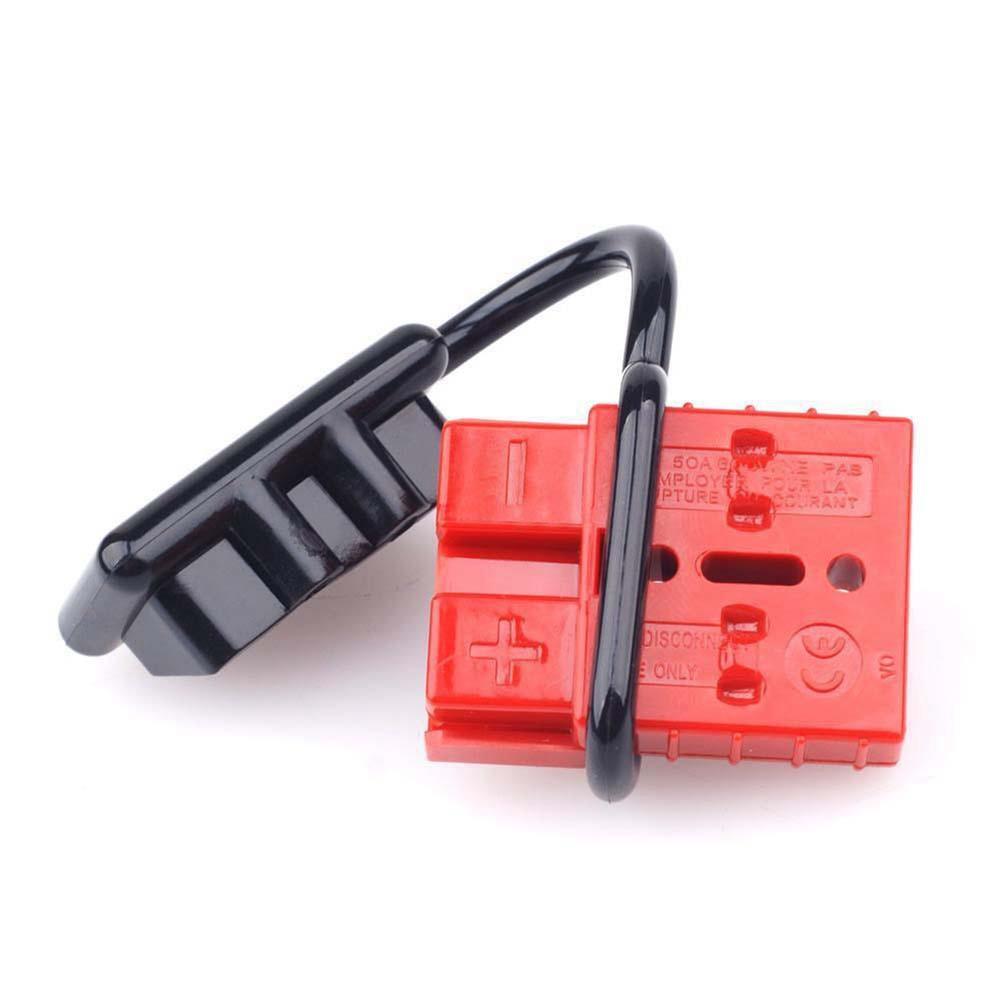ABWR-2Pcs Accessory Charging Practical Portable Connecting 50A 600V Pair Plug Battery Trailer Durable Quick Connector Kit