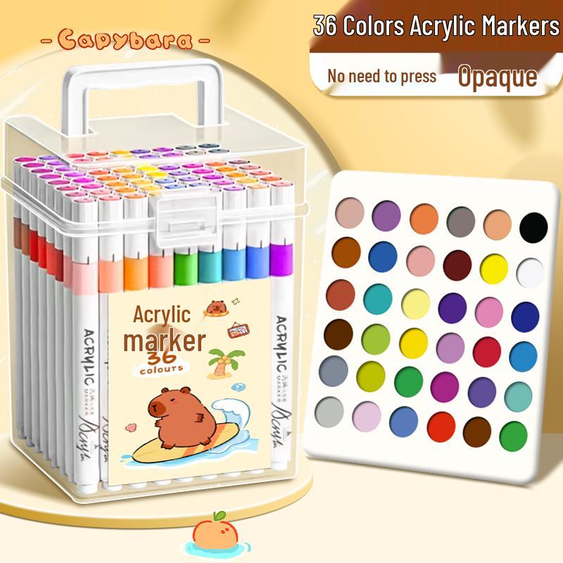 Acrylmarker & Waschbare Buntstifte für Kinder - Kunstbedarf für Grundschule & Kindergarten