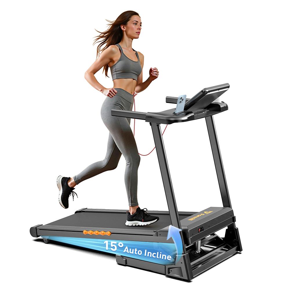 Formill Walking Treadmill FT61 LED Display Remote Control Compact Walking Pad Home Office Use Treadmill with Incline