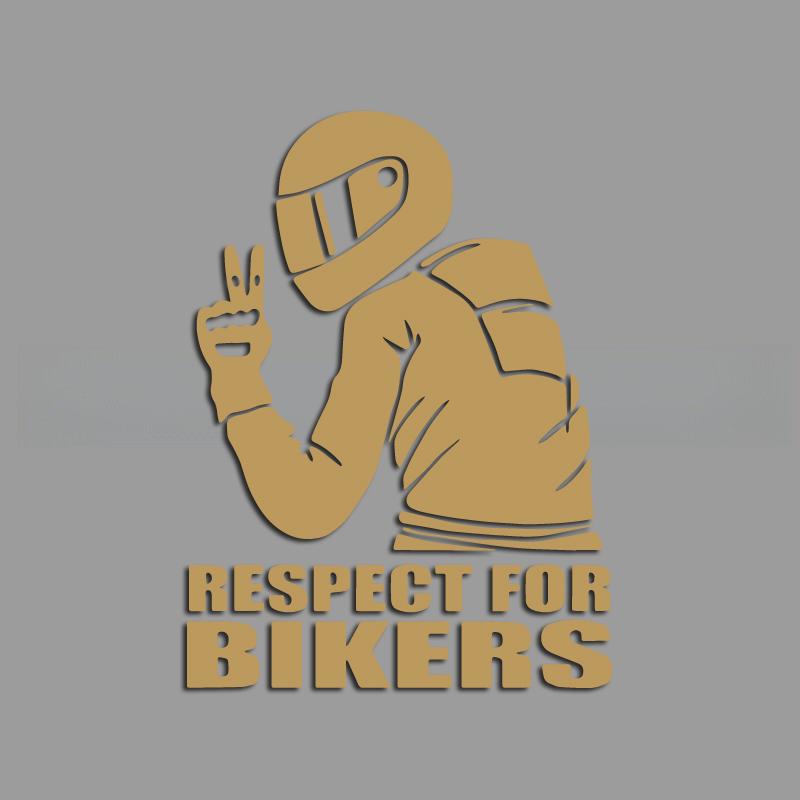 A motorcycle rider with a cool profile creative&funny stickers for cartoon fans&lover,high quality for car trucks motorcycles &l