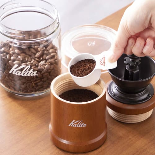 Kalita Coffee Measure, Enamel, White, Small, TSUBAME & Kalita #44248