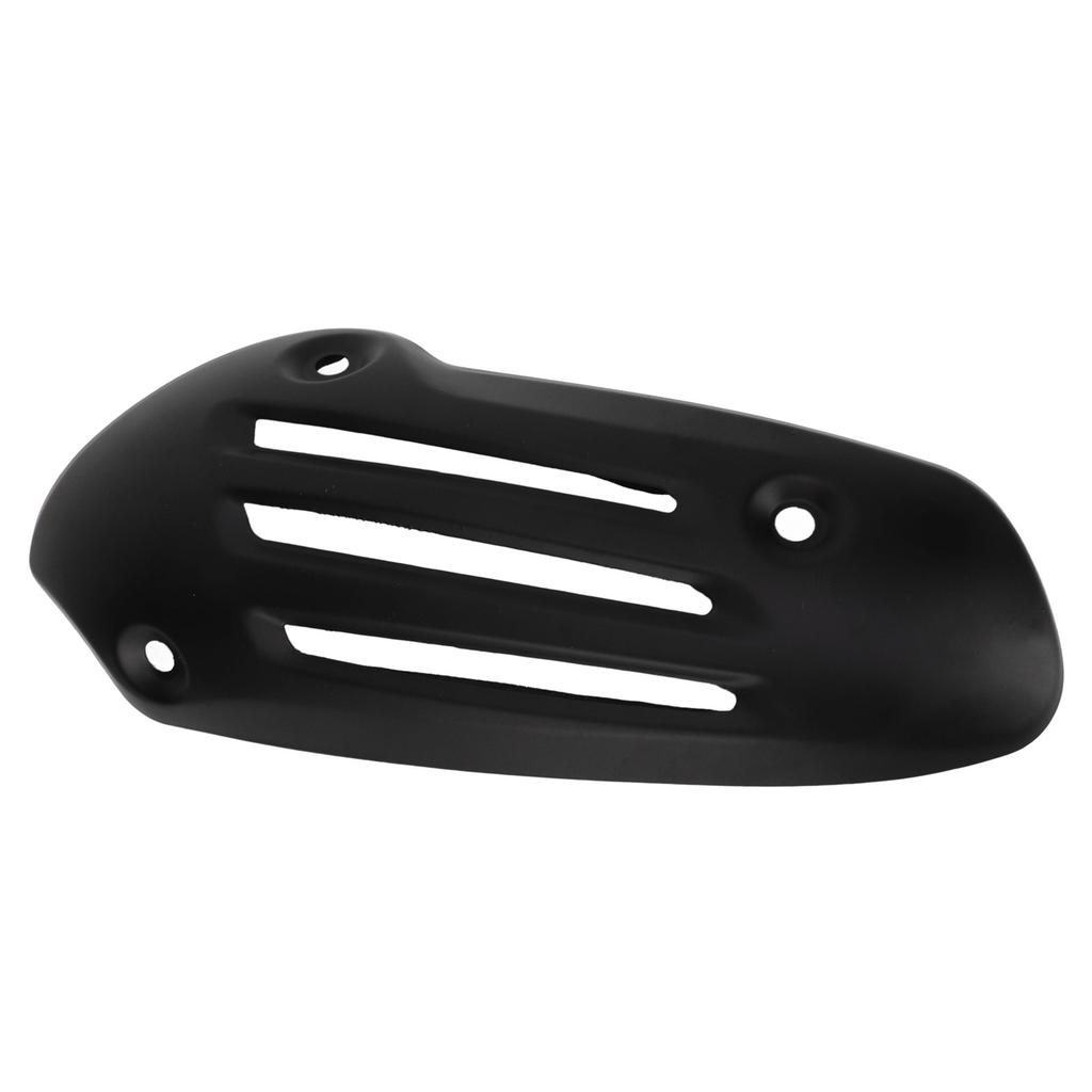 Exhaust Pipe Heat Shield Stainless Steel Exhaust Pipe Protector Replacement for Vespa Sprint 150 Primavera 125 150 Black