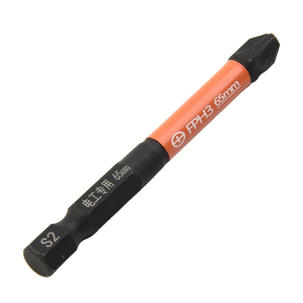 65mm+150mm Special Slotted Cross Screwdriver Bits for Electrician FPH1 FPH2 FPH3