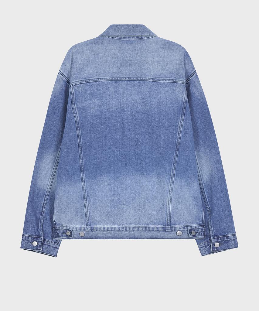 Branded 5003 Max Denim Trucker Jacket [Light Blue]