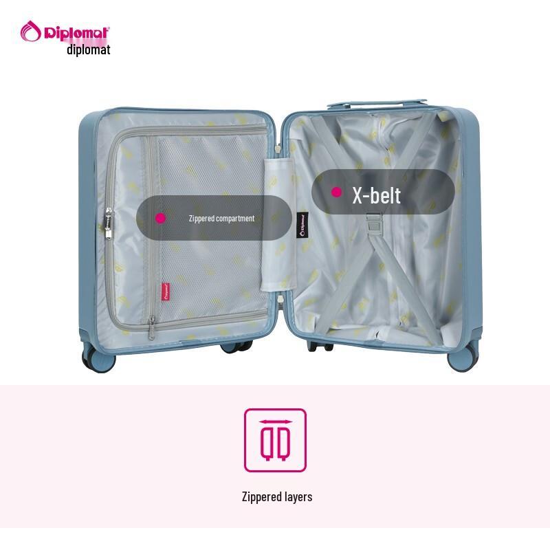 Diplomat BB-L3303 Hard-Shell Spinner Suitcase