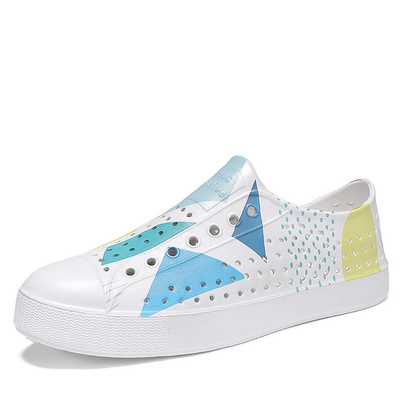 

Взрывная летняя новая пара пляжной обуви мужские дышащие сандалии повседневная обувь с отверстиями для отдыха на открытом воздухе для мужчин 36