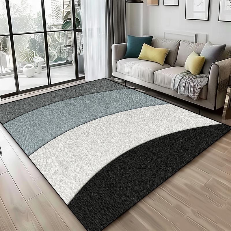 Modern Luxury Geometric Carpet Living Room Abstract Bedroom Decoration Sofa Non-slip Rug Office Balcony Coffee Tables Floor Mat