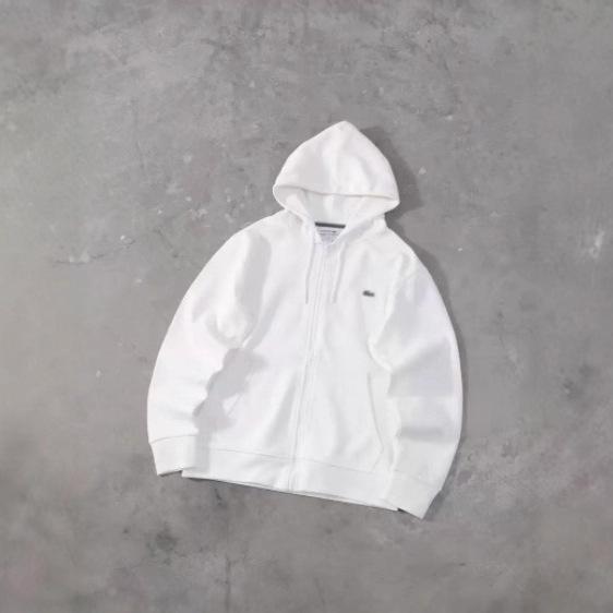 Unisex Embroidered Little Fish Zipper Hoodie - Autumn/Winter Sporty Cardigan with Pockets