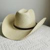 Westerse Cowboy Strooien Hoed dames Mode Grote rand cowboyhoed basin buiten reizen zonbescherming strooien hoed sombrero vaquero