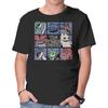 Unisex Crew Neck T-Shirt The Dragon Bunch Show Graphic Short Sleeve Casual Tee