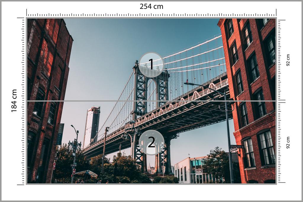Photomural Bridge Structural Vinyl 254x184
