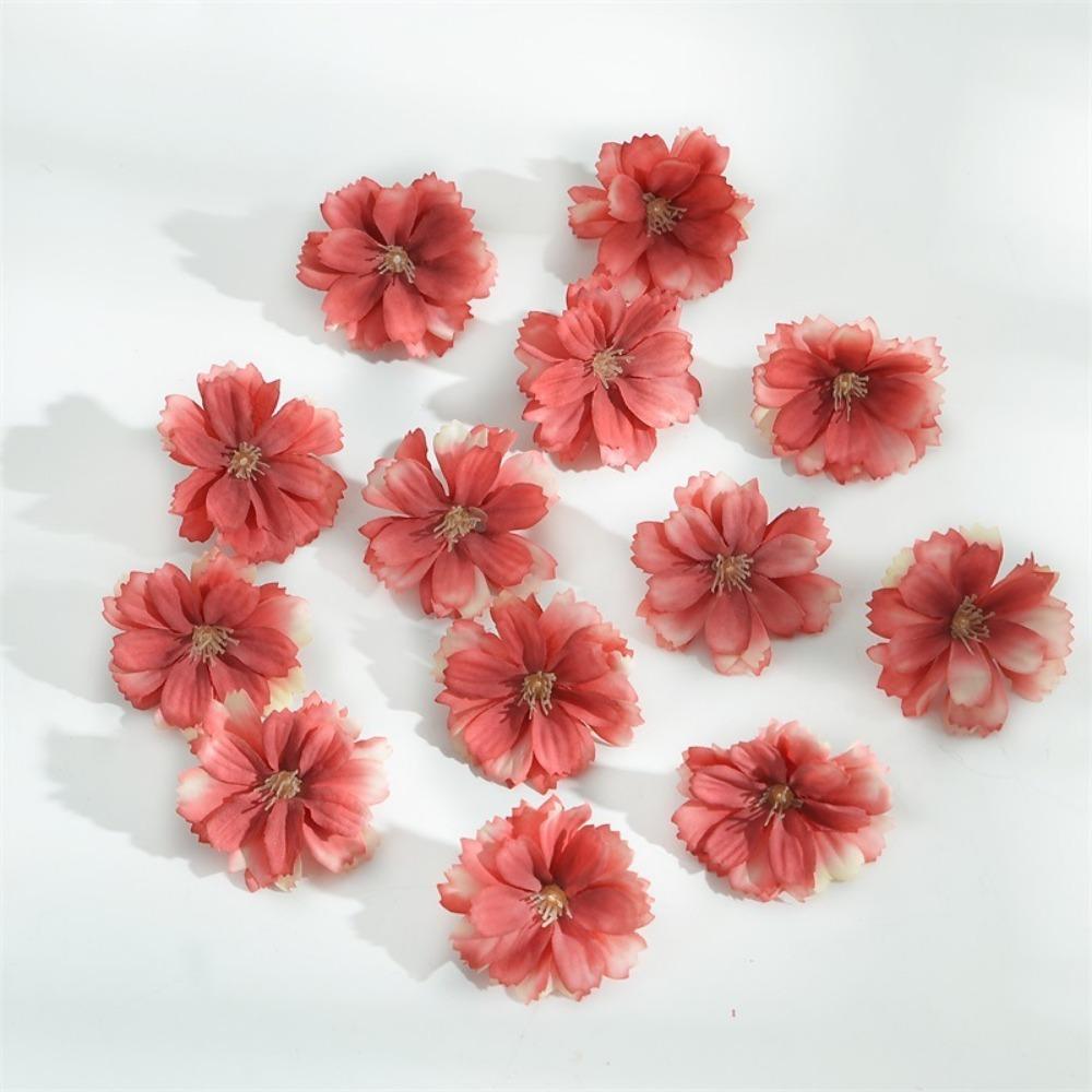 30/50Pcs Artificial Hydrangea Flowers Head Rose Artificial Flower Home Room Decoration DIY Gift Accessories Wreath Wedding Decor