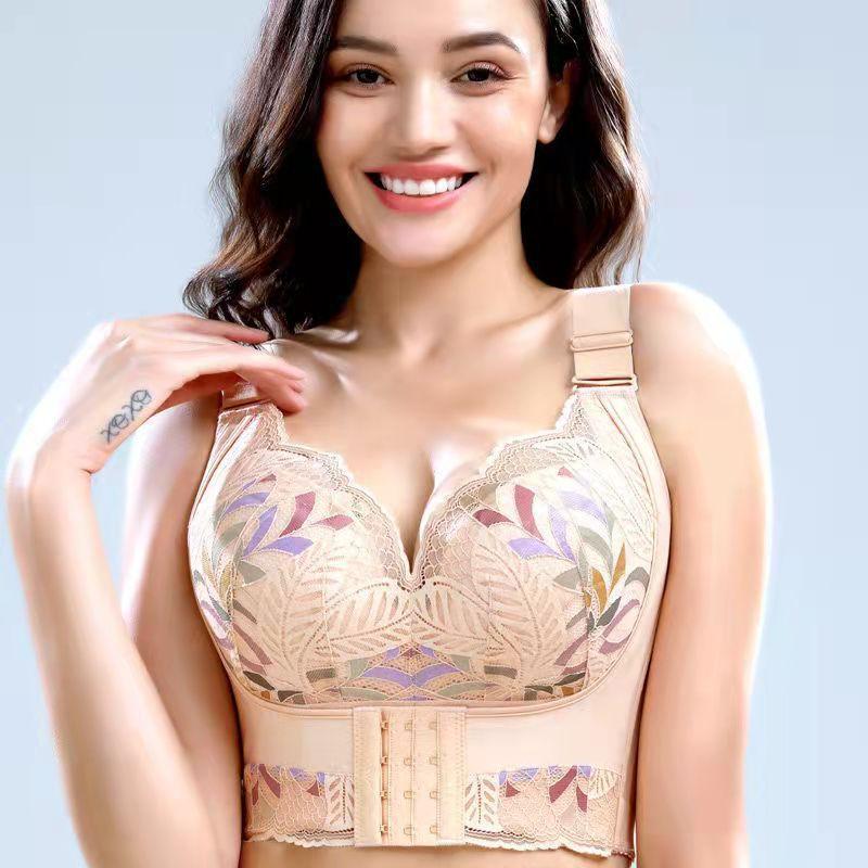 

Безкаркасні бюстгальтери для жінок C/D чашка 34-48 великий розмір комфортний пуш-ап бюстгальтер з 3D пінопластовими чашками дихаюча безкаркасна білизна 42/95E бежевий