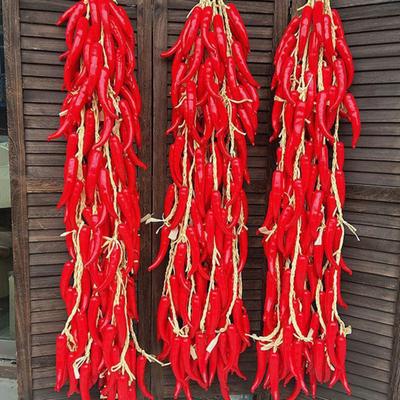 Artificial Vegetables String Simulated Vegetable Garland Realistic Decorative Fake Veggies for Home Farmhouse Kitchen Farm Party Wall Decoration