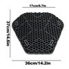 Comfortable Motorcycle Seat Shock Absorption Pad 3D Honeycomb Structure Cushion Breathable Seat Pad Ridding Cycling Accessories
