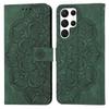 Leder Handyhülle für Funda Samsung Galaxy S23 Ultra S22 S21 Plus S20 Fe 5g Cover Cases Mandala Flip Wallet Kartenhalter Frauen