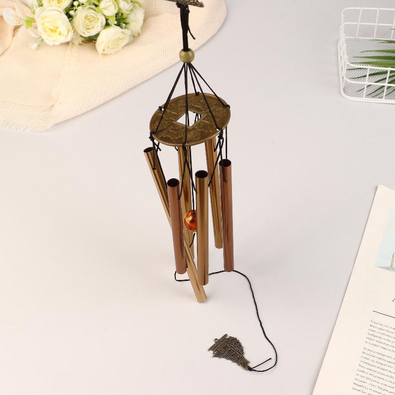 1 Pc Retro Wind Chimes Garden Decorations Wind Chimes Outdoor Decoration For Home Copper Wind Bell Wind Music Home Decoration