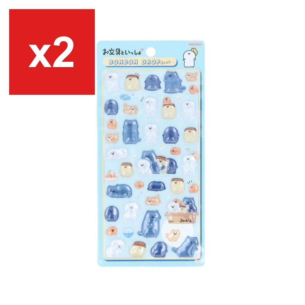 Sun-Star Stationery Stationery Friends Bon-Bon Drop Sticker, Everyone