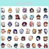 50pcs Genshin Impact Waterproof Sticker Set Venti Xiao Klee Decor For Luggage Cases