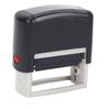 Self Inking Stamper Letter Number Symbol Refillable Automatic Press Stamper for Office School Home 58x22MM Black Shell