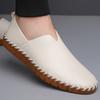 Fashion Handmade Shoes Man New Casual Fashion Embossed Leather Retro British Style Loafers Mens Slip-on Comfortable Outdoor Moccasins