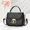 Fashion Small Square Bag New Fashion Contrasting Color Handbag Casual Shoulder Messenger Bag Texture Versatile Bag Bags